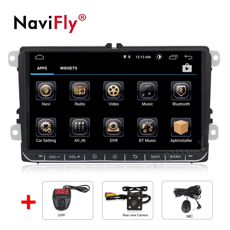 add DVR Camera 9 дюймов Android 9,1 четырехъядерный Автомобильный мультимедийный радио gps для Seat Altea Alhambra Toledo Leon/Volkswagen/Skoda с wifi BT RDS FM - Цвет: add DVR Camera