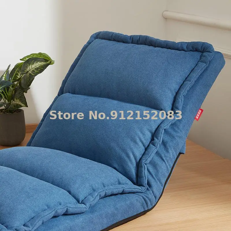 Бархатный льняной диван для спальни и балкона маленькой квартиры одиночный стул