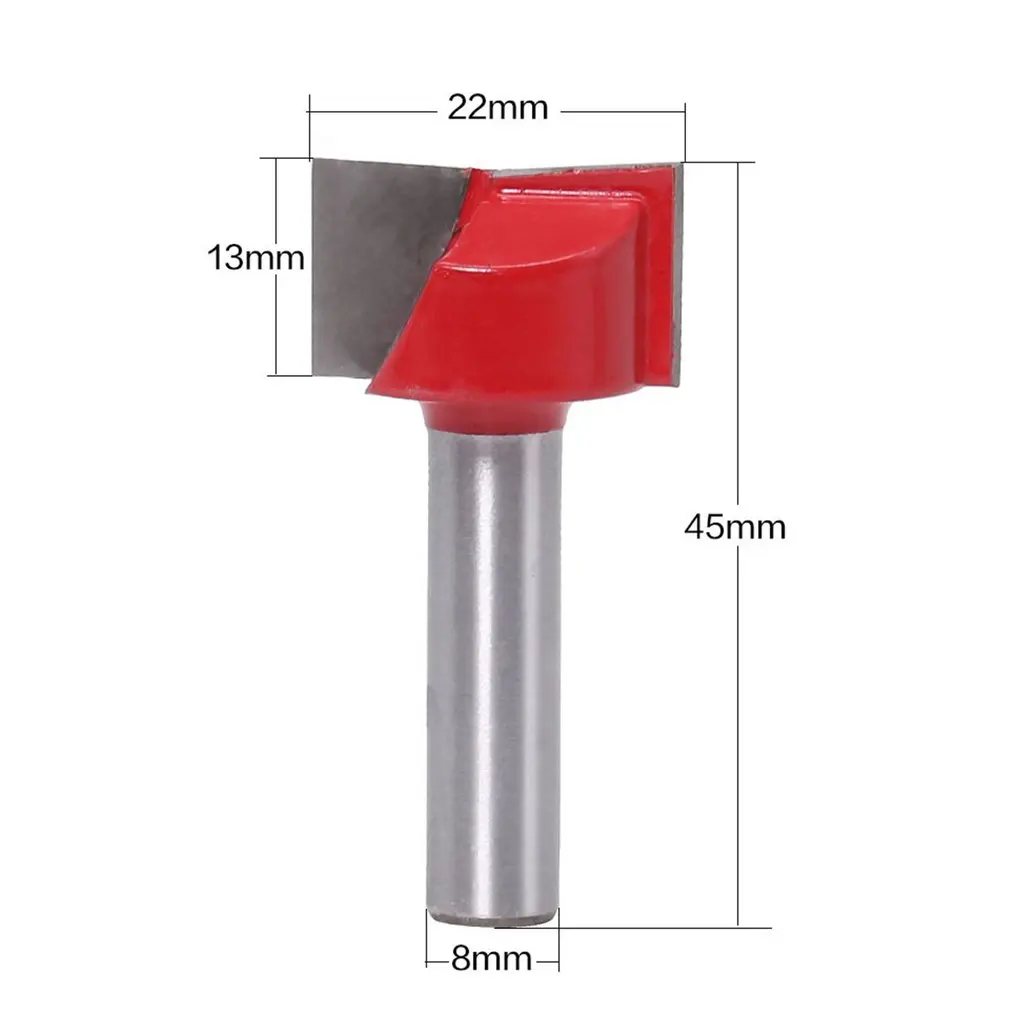Одежда высшего качества 1 шт. Концевая фреза 8 мм хвостовик Чистка нижней части