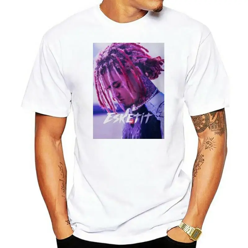 

Lil Pump Esketit фиолетовые мужские черные футболки, одежда, оптовая продажа футболок