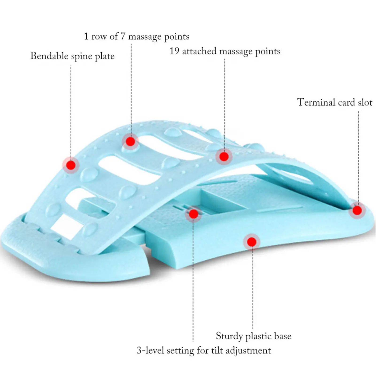 Устройство для растяжки спины нижняя и верхняя части поддерживающее