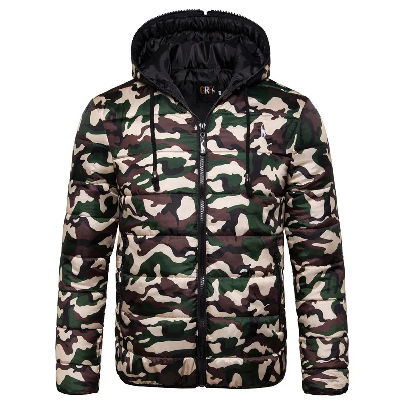 2022 New Waterproof Winter Jacket Men Hoodied Parka Men Warm Winter Coat Men Thicken Zipper Camouflage Mens Jackets