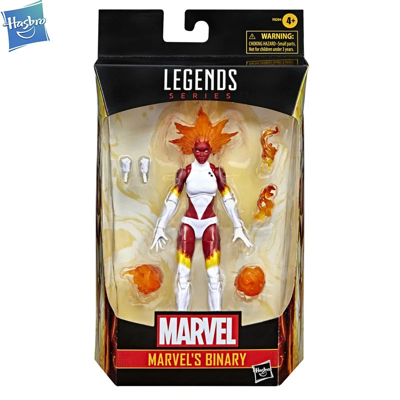 

Hasbro Marvel Legends Series Binary 6-Inch Action Figure Toy Model Christmas Gifts for Children Collectible Toys
