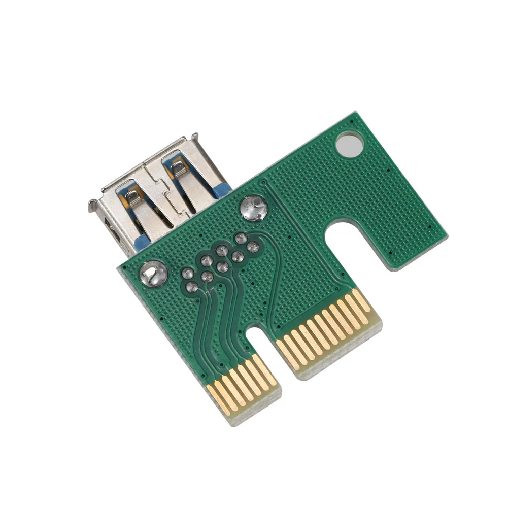 60 см PCI Express E 1X на 16X Riser Card Adapter PCIE удлинитель + USB 3 0 кабель SATA 4Pin IDE Molex шнур питания
