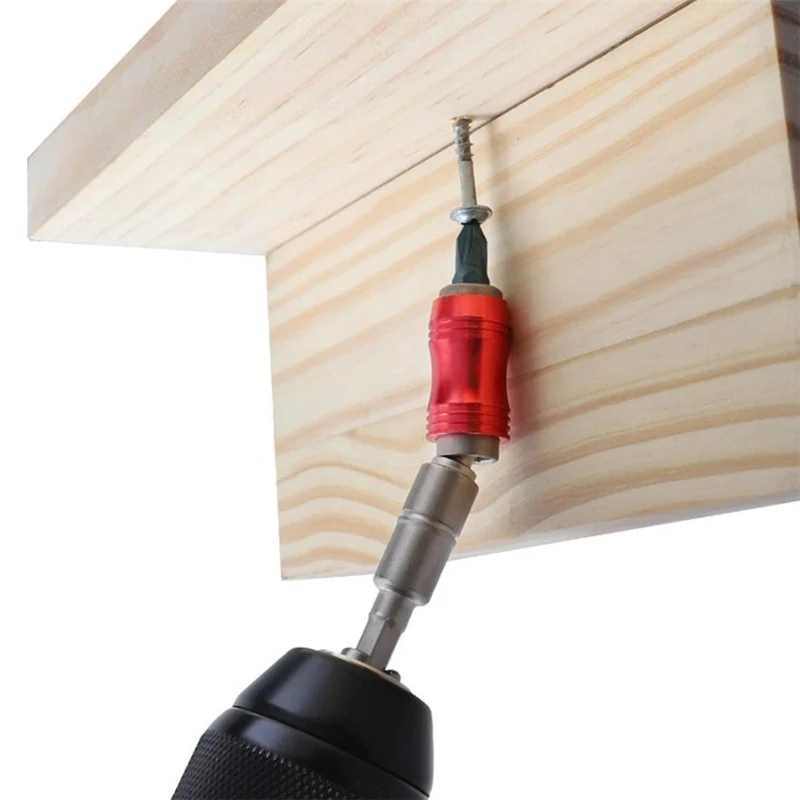 1/4'' Magnetic Screwdriver Bit Holder Adjustable Locking Screw Driver Rod Drive Guide Extensions Pivot Drill For Electric |