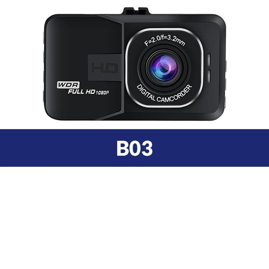B03 E-ACE B03 Мини Автомобильный видеорегистратор 3 дюйма FHD 1080P двойная камера объектив 170D угол видео регистратор видеокамера Dash Cam РЕГИСТРАТОР ночная версия - Название цвета: B03