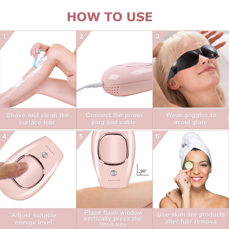 

999999 IPL Laser Hair Removal Apparatus Photon Rejuvenation Hair Removal Beauty Hair Removal Bikini Underarm Leg Arm Full Body