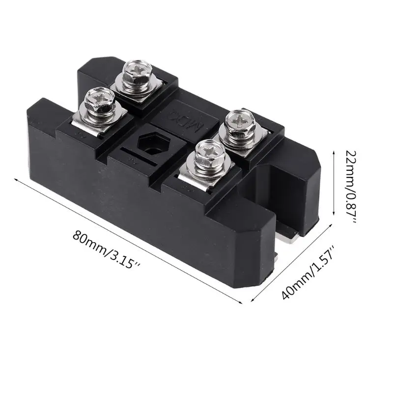 

MDQ 150A 1600V Black Single-Phase Diode Bridge Rectifier 150A Amp High Power