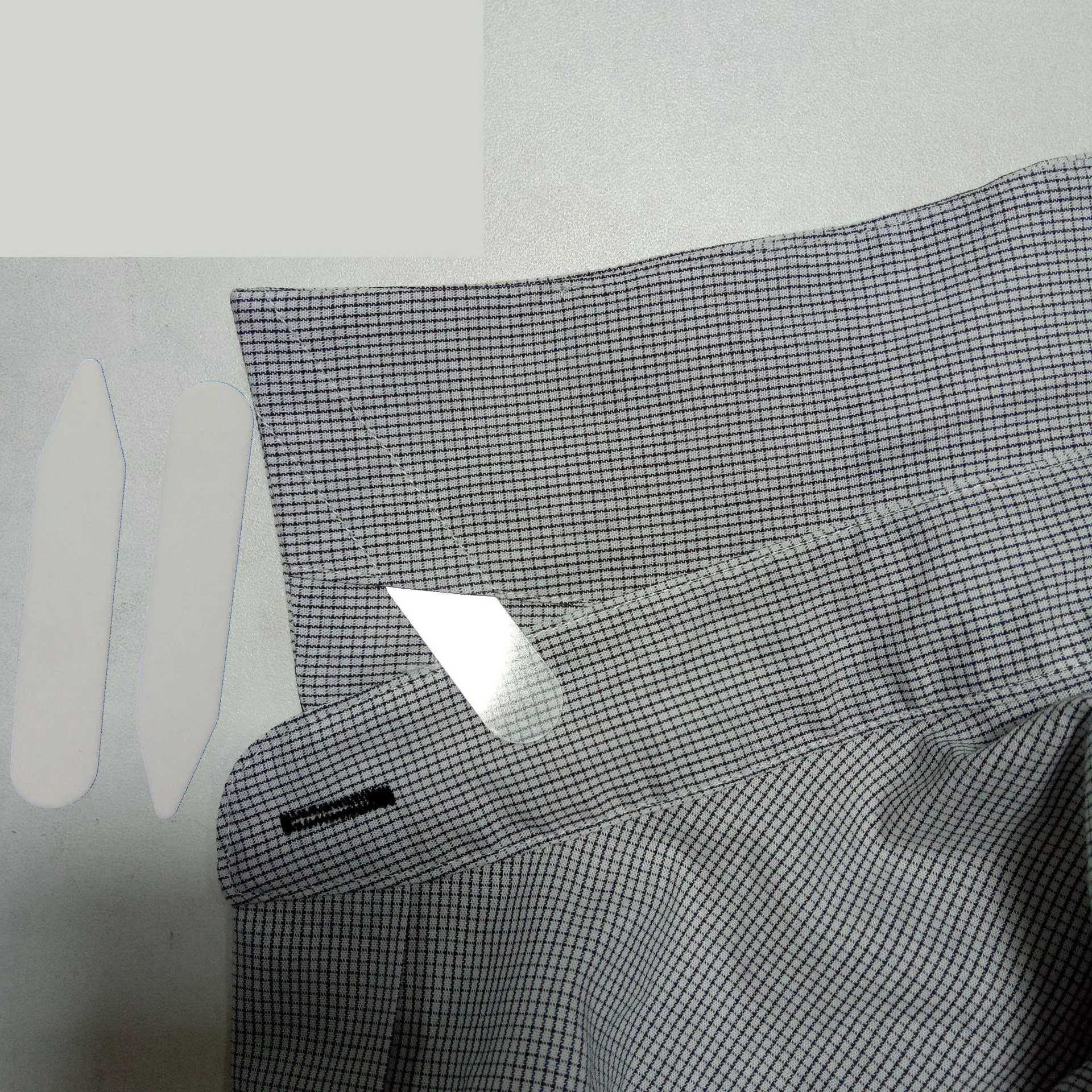 Набор пластиковых прозрачных воротников 10 шт./лот для одежды рубашки и мужских