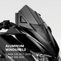 motorcycle accessories aluminum windscreen windshield wind shield deflector for yamaha t max 530 560 tmax t max 2017 2020 2019