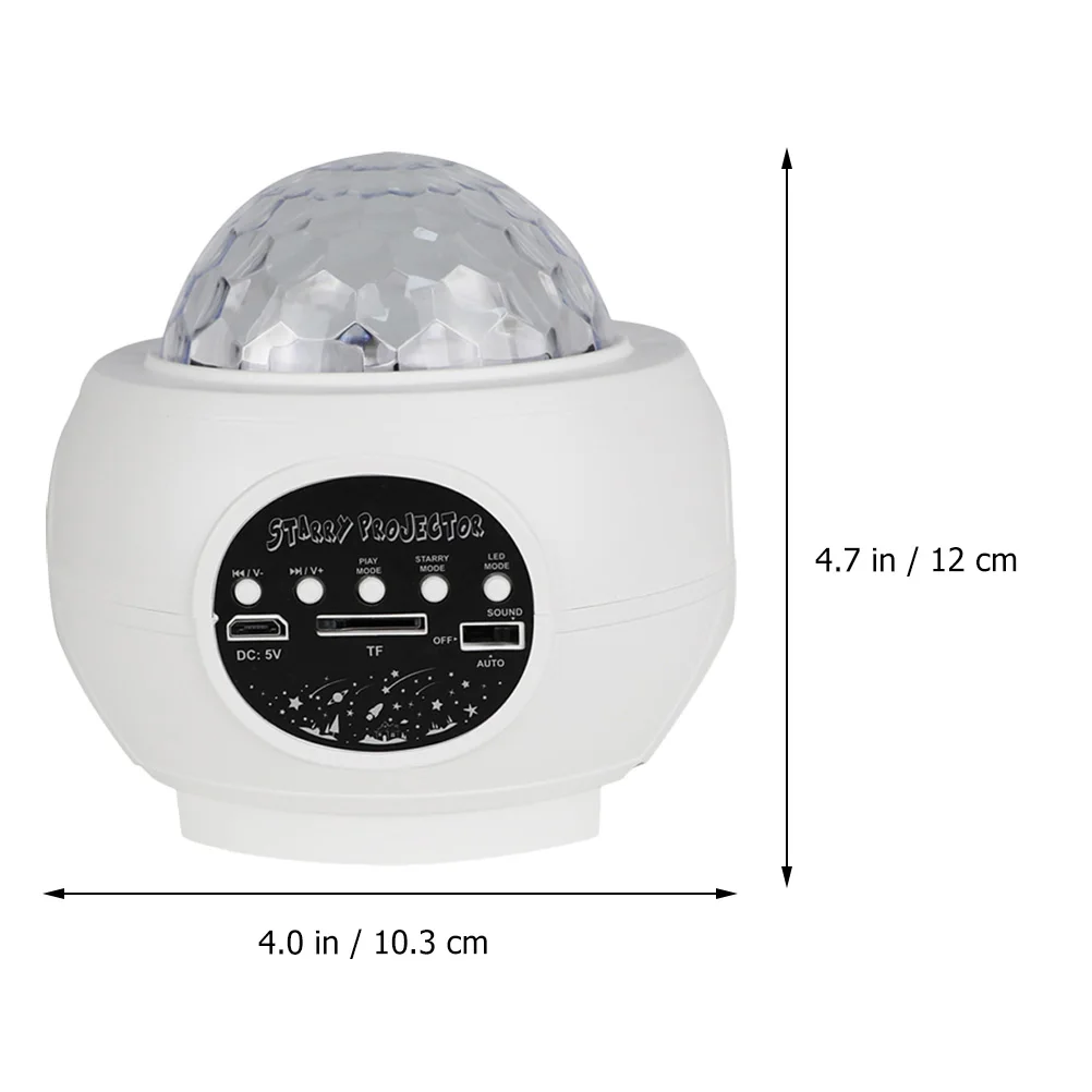 2 шт. USB Романтический проекционный светильник Ночной музыкальный ночной
