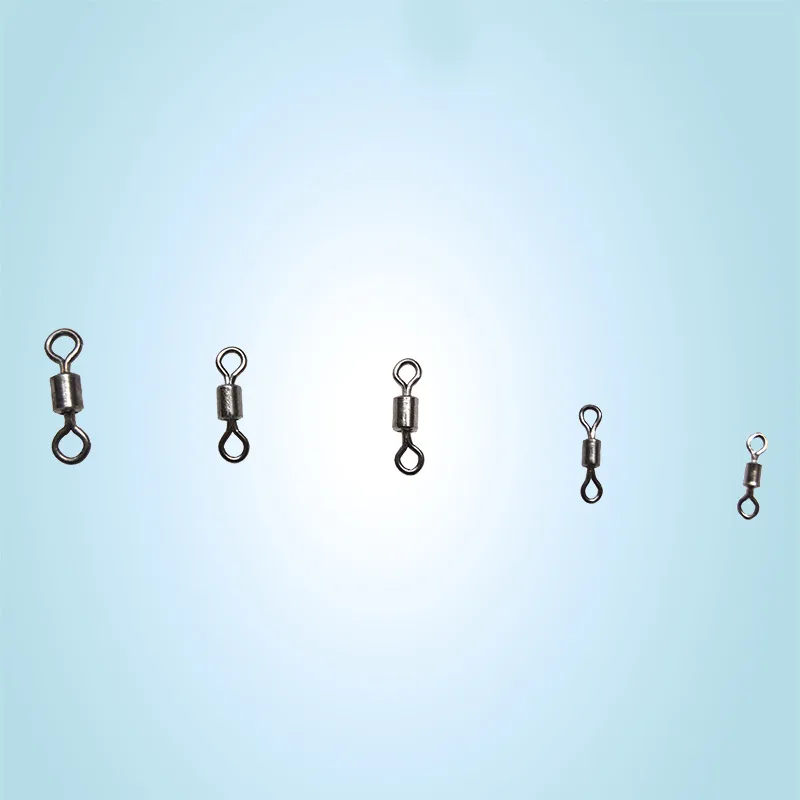 50 Pcs Quality Pesca Ball Bearing Rolling Swivel Solid Rings Sea Fishing Hook Connector | Спорт и развлечения