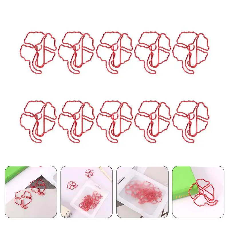 

10Pcs Creative Bookmark Clips Durable Paper Clips for Home Office