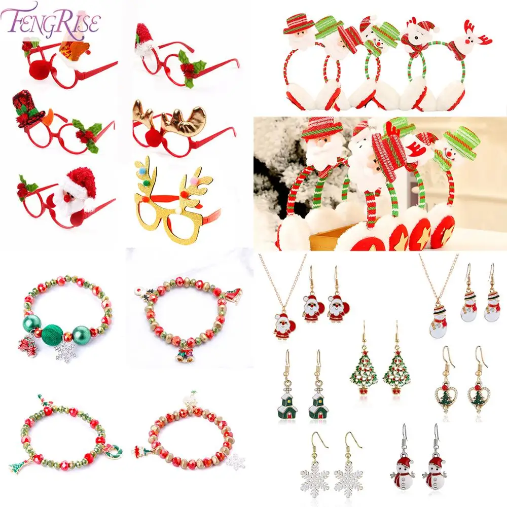 Рождественские украшения для дома Подарки рождественские подарки Natale Noel Рождество очки Рождественский Декор с утолщённой меховой опушкой, год