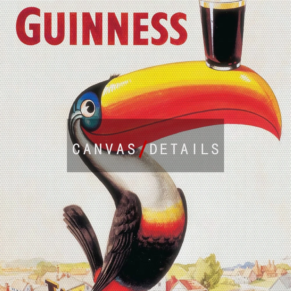 Винтажная картина на спиртовой основе постер с животными Картина холсте в стиле