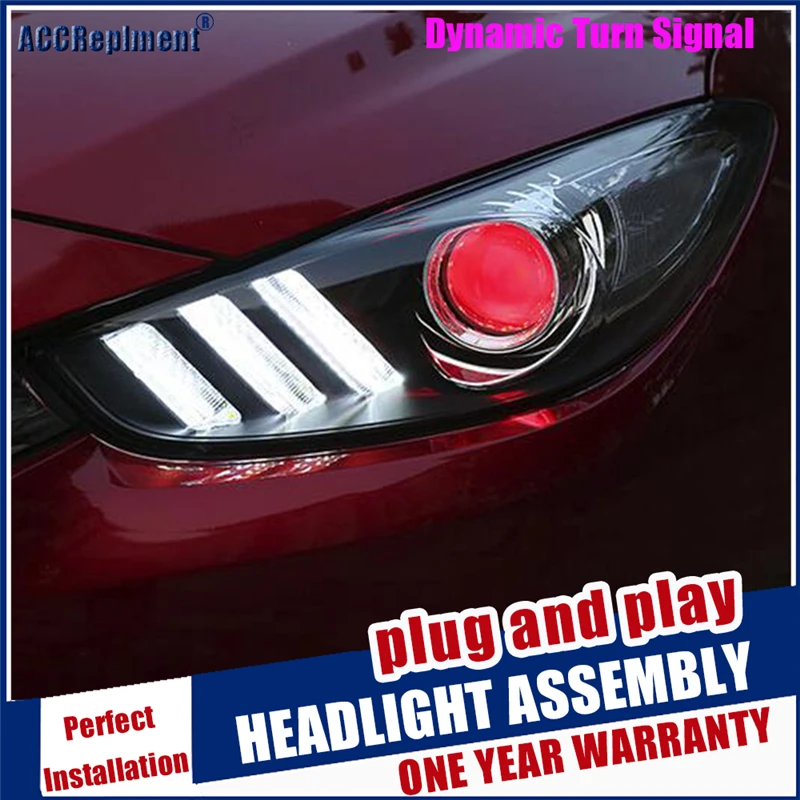 2017 2018 2019 динамический сигнал поворота светодиодный налобный фонарь для