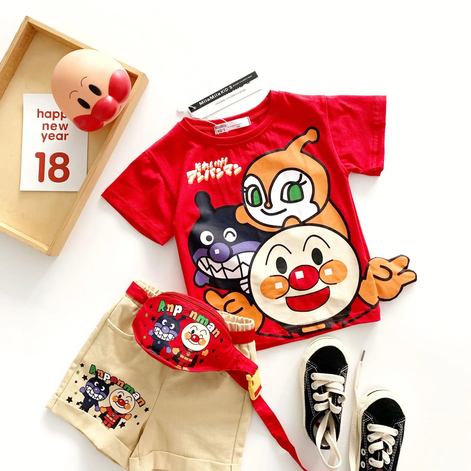 Tonytaobaby/новый летний костюм из 3 предметов с рисунком для мальчиков и девочек