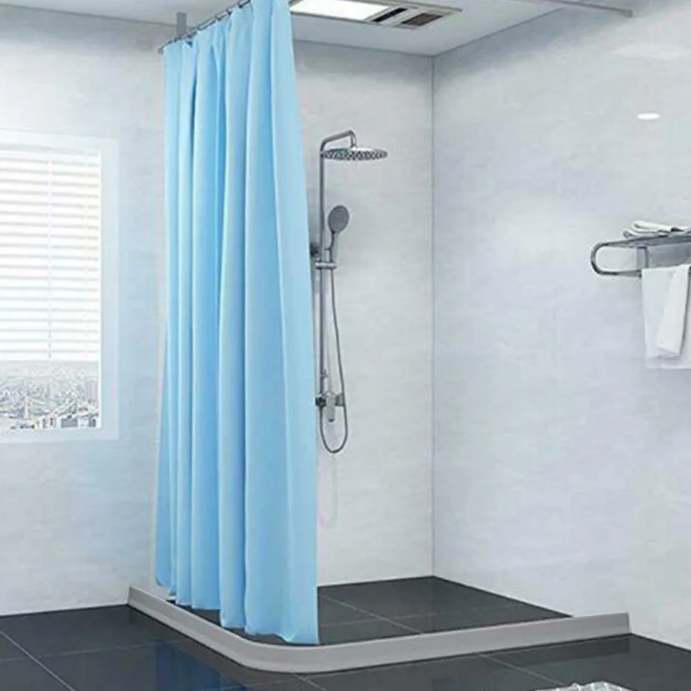 

'The Best' Bathroom Silicone Water Stopper Strip Water Barrier Dam Dry Wet Separation 889
