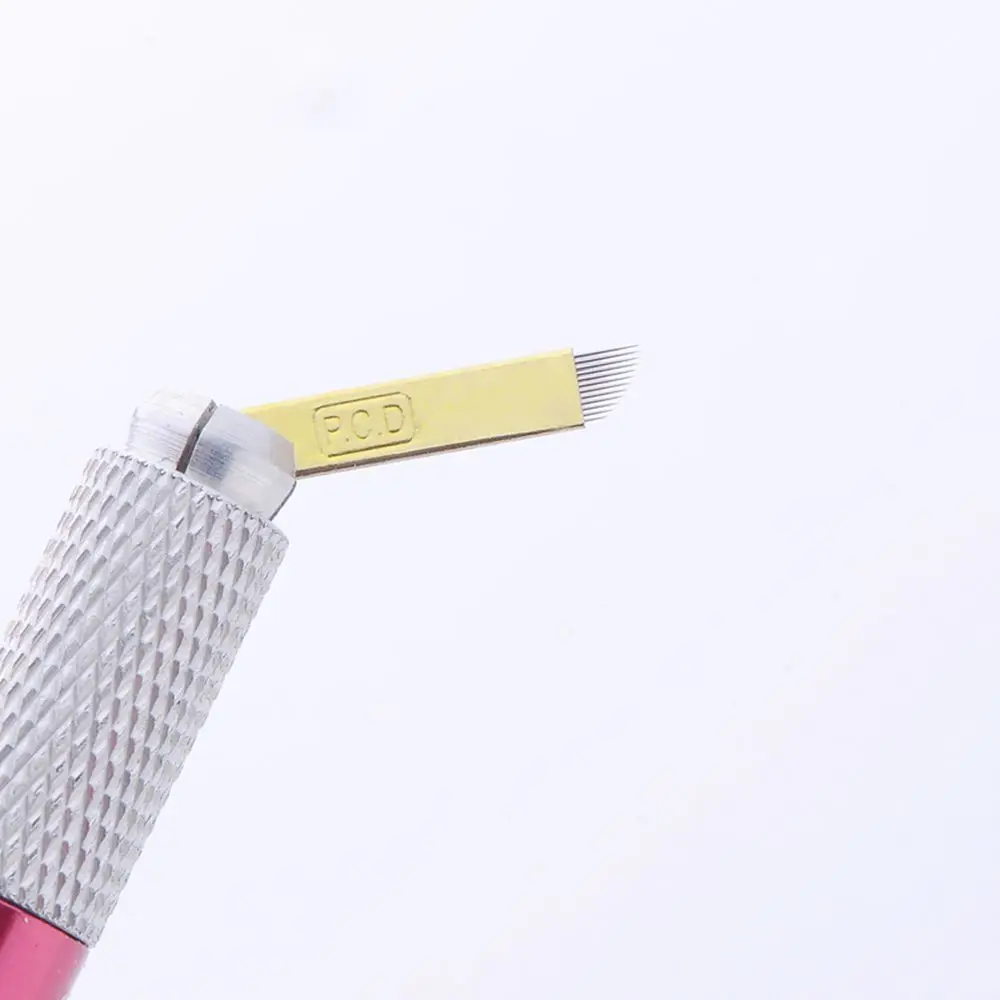 Микроблейдинг иглы PCD 12pin 14pin Ассорти Перманентный макияж ручной бровей лезвия