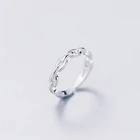 Sole Memory простые креативные ретро тайские серебряные мини-цепи, женские открытые кольца с изменяемым размером из серебра, для женщин, SRI474