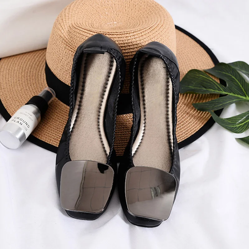 

XL Women's Boat Shoes Flat Single Shoes Women Flat Shoes Office Ladies Brand Shoes Soft and Comfortable