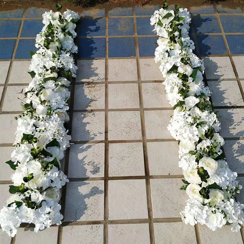 Flor de seda Искусственный для bodas camino hartencia peonia rosa flor para boda arco cuadrado Pabellón esquinas Flores d | Дом