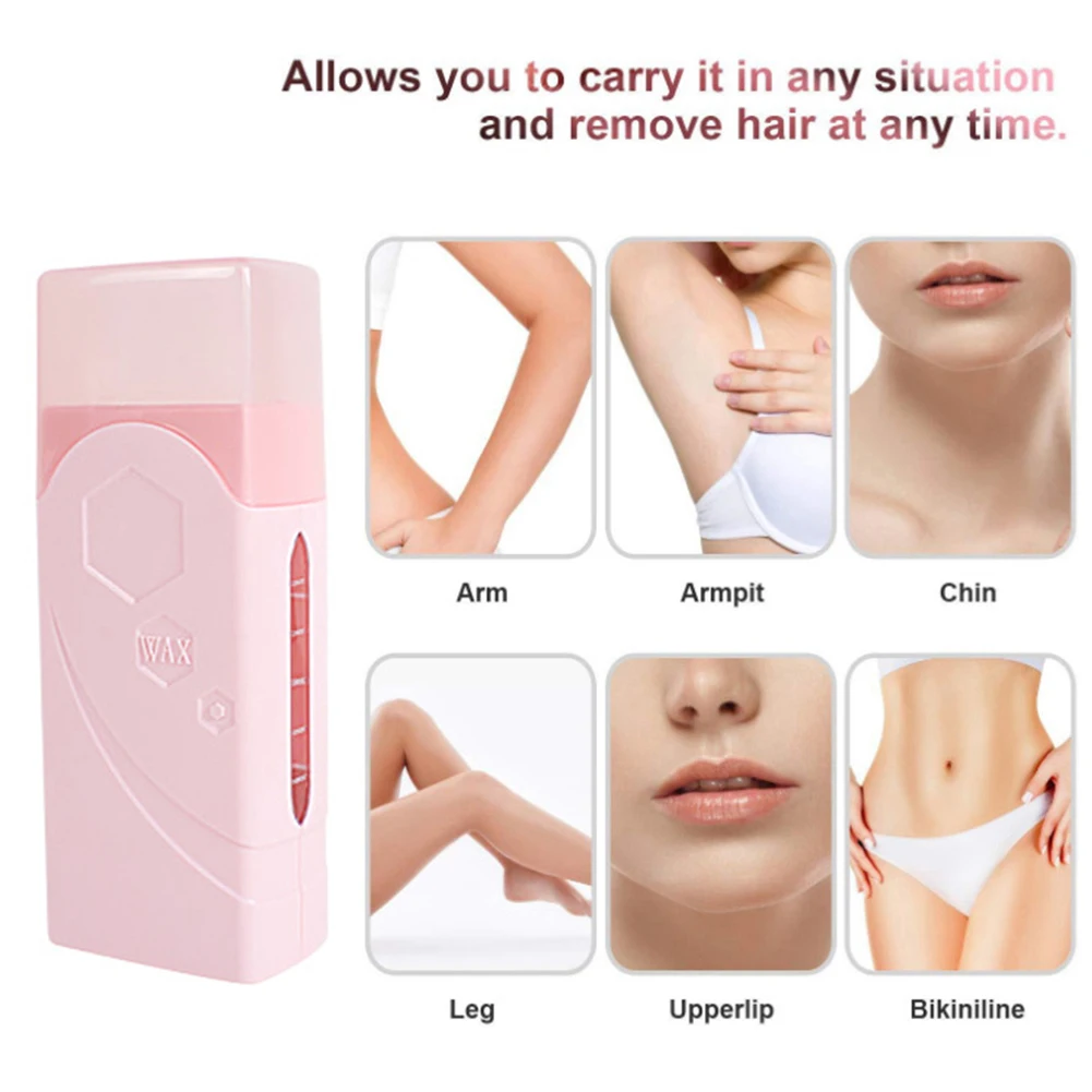 100 мл Мини Портативный электрический подогреватель воска ролик депиляция