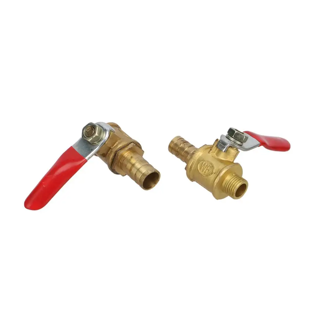 Латунный шаровой кран с бородкой 1/8 дюйма наружной резьбой на 8 мм 10 интерфейсы
