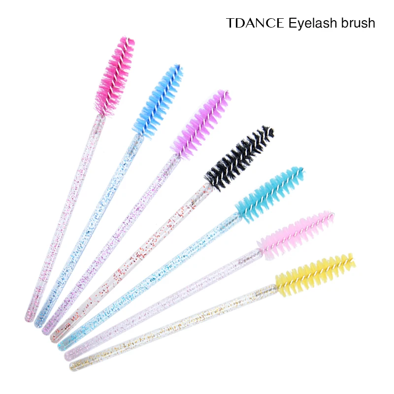 TDANCE набор кистей для завивки ресниц 50 шт. блестящий одноразовый аппликатор