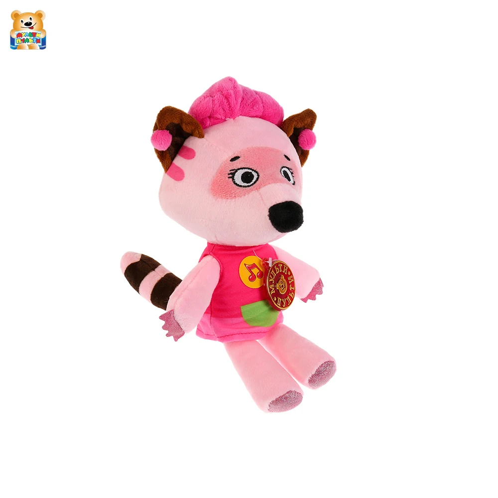 Игрушка мягкая Мульти пульти Енот Соня из мультфильма Ми Мишки русская озвучка 20