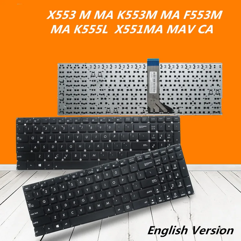 Клавиатура на английском языке для ноутбука Asus X553 M MA K553M F553M K555L X551MA MAV CA сменная