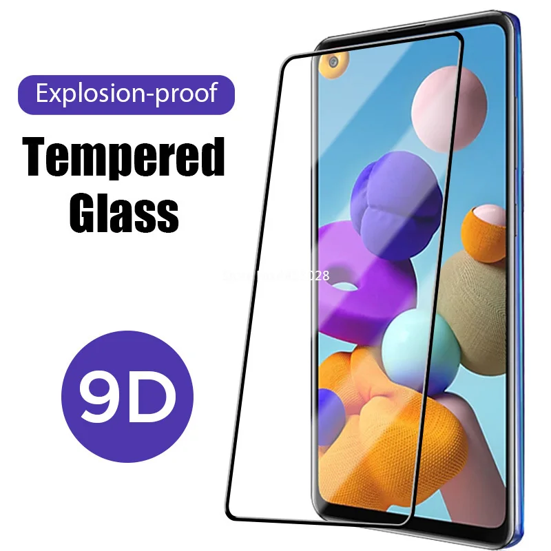

9D Full Cover Tempered Glass for Samsung Galaxy A720 A7 A520 A5 A320 A3 2017 A6 A7 A8 A9 A10 Plus 2018 Screen Protector Film
