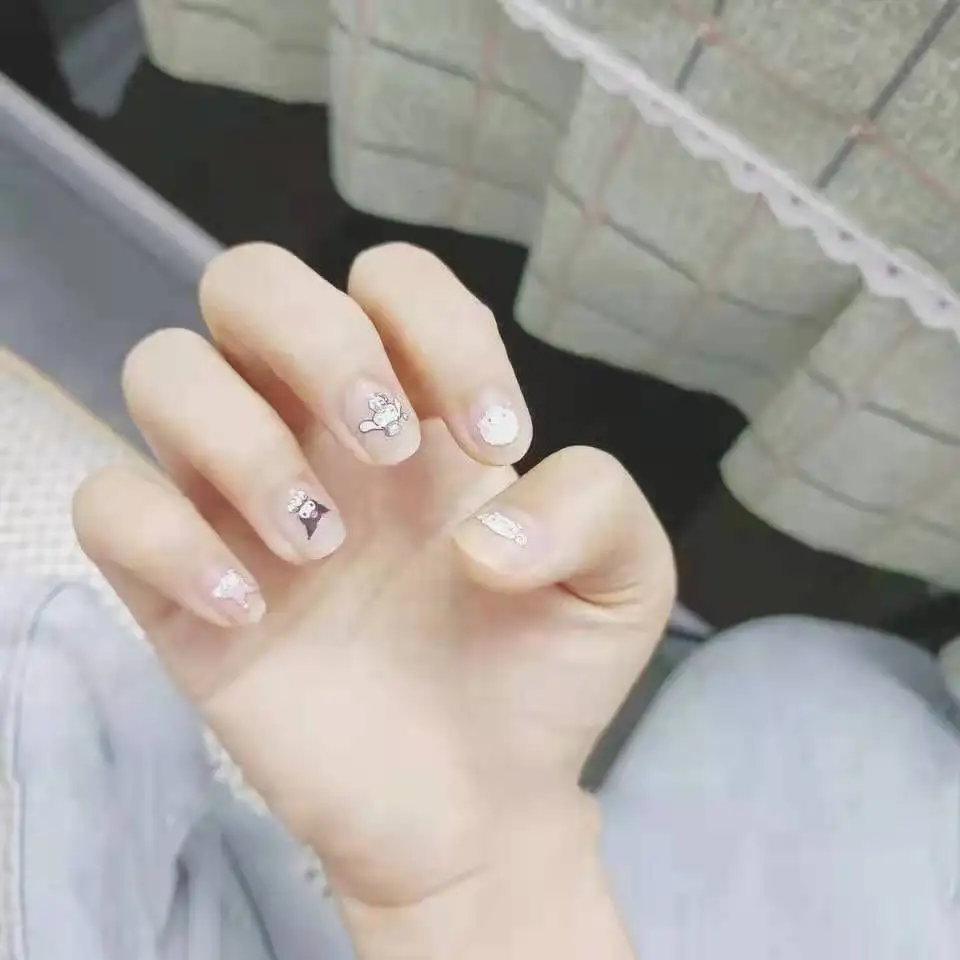 

1 шт. Милой наклейки DIY, мультяшный узор, самоклеящийся 3D слайдер с изображением щенка, дизайнерская наклейка для ногтей, аксессуары