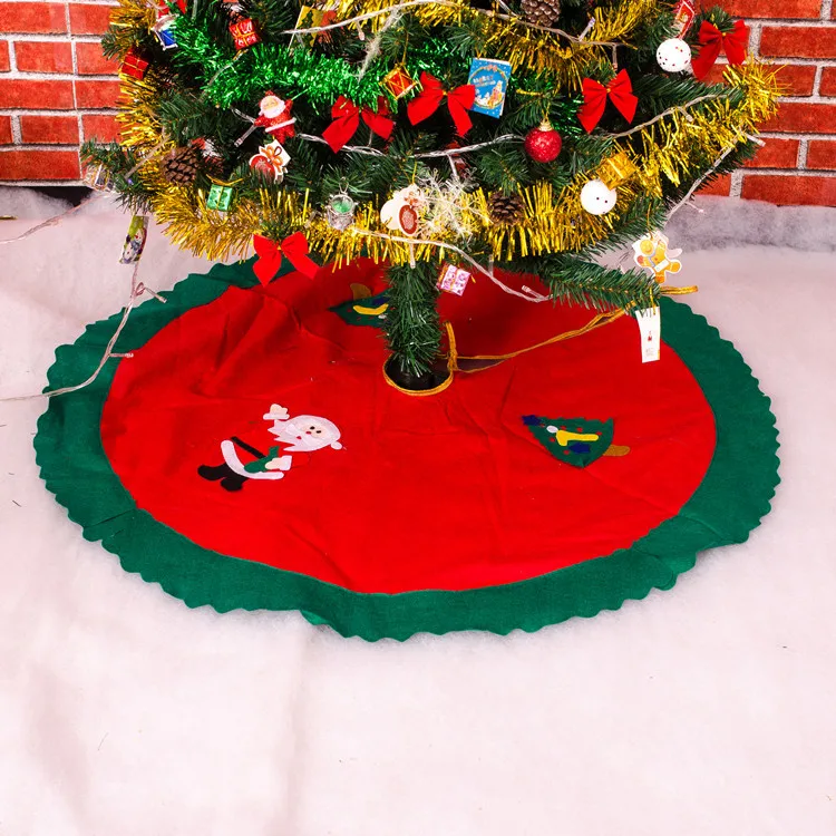 

Christmas Tree Decoration Custom Scene Decoration Non-woven Tree Skirt Christmas Tree Bottom Decoration Tree Skirt