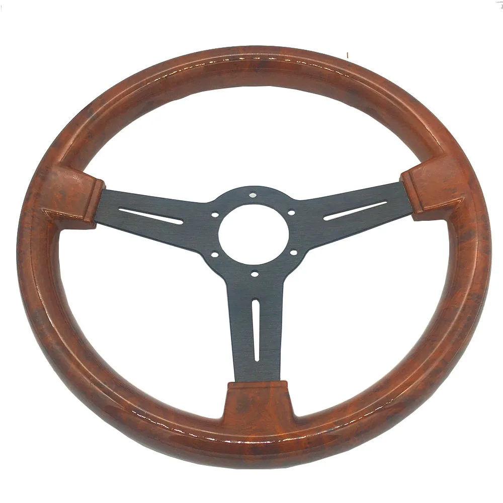 Универсальный 14 дюймов 350 мм Ретро ABS древесины рулевого колеса Кукуруза