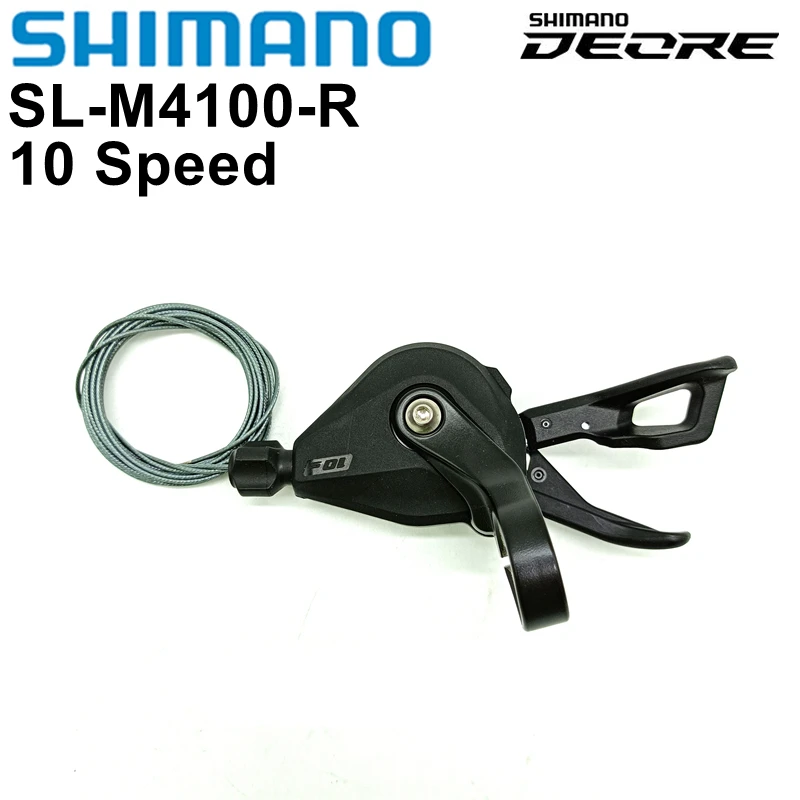 

SHIMANO DEORE M4100 M5100 10v 11v Shifter RAPIDFIRE PLUS Right Shift Lever Clamp Band 10-Speed SL M4100 Shifter Lever SL-M4100