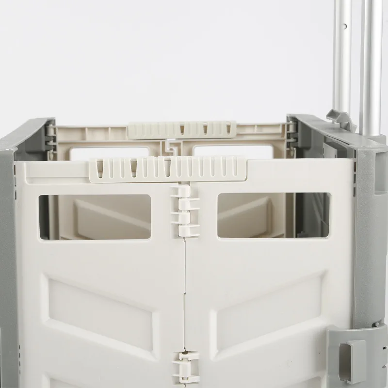 Складная тележка на 4 колеса ручная для продуктов |