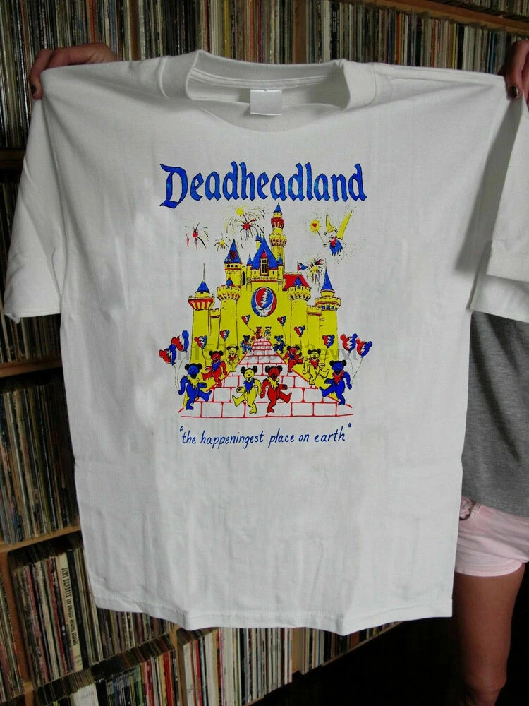 

RARE!!! Vtg Grateful Dead T-Shirt Dead Head Land land T Shirt Reprint