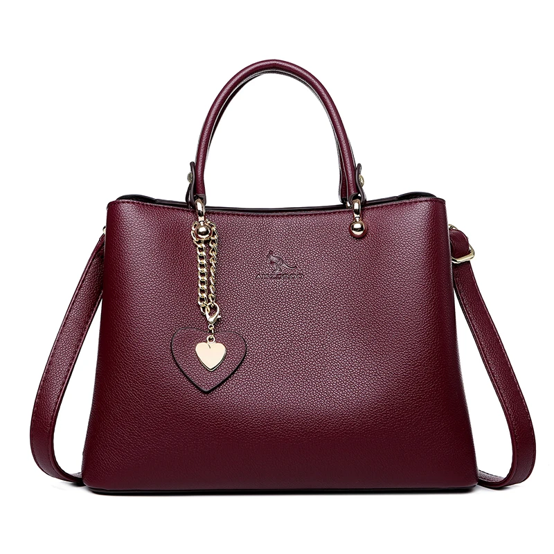 

Ladies Quality Leather Shoulder Bags for Women Luxury Handbags Women Bags Designer Fashion Large Capacity Tote Bag Sac A Main