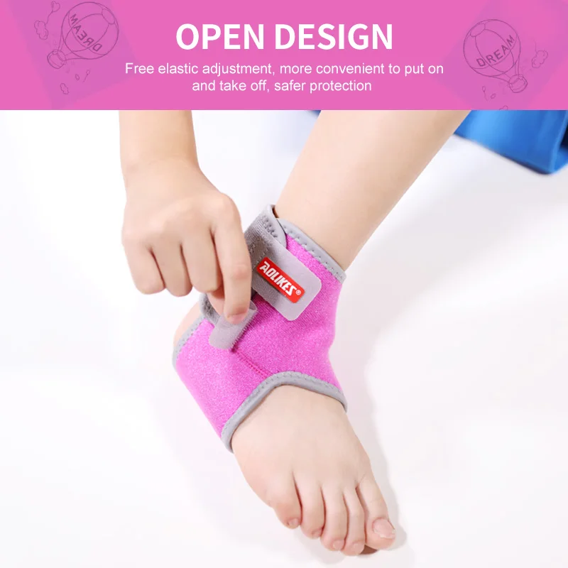 Поддержка голеностопа дышащий детский растягивающийся шарнир фиксирующий