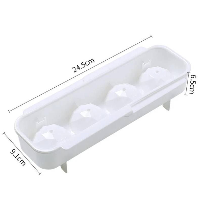 НОВАЯ безопасная пластиковая зеркальная форма для создания кубиков круглая