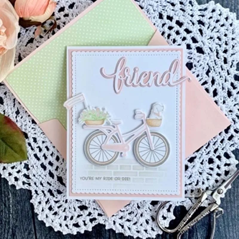 Металлические штампы для вырезания надписи друзей с тенями штампованная форма