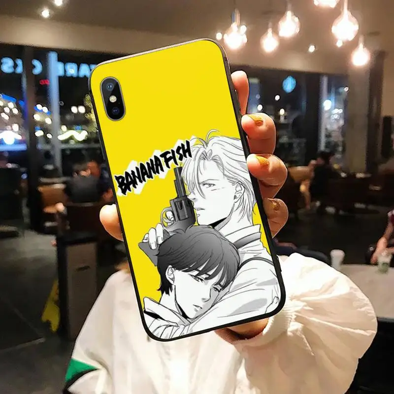 

Banana Fish Anime Japanese manga Phone Case for iPhone 11 12 pro XS MAX 8 7 6 6S Plus X 5S SE 2020 XR