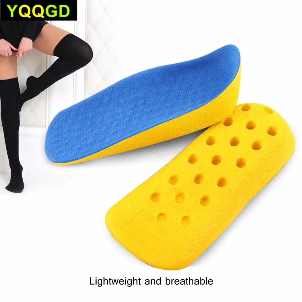 

1Pair Men/women Comfort 1.5cm/2cm up Height Increase Invisible Pu Increasing Shoe Cushion Insert Insole Elevator Heel Cup