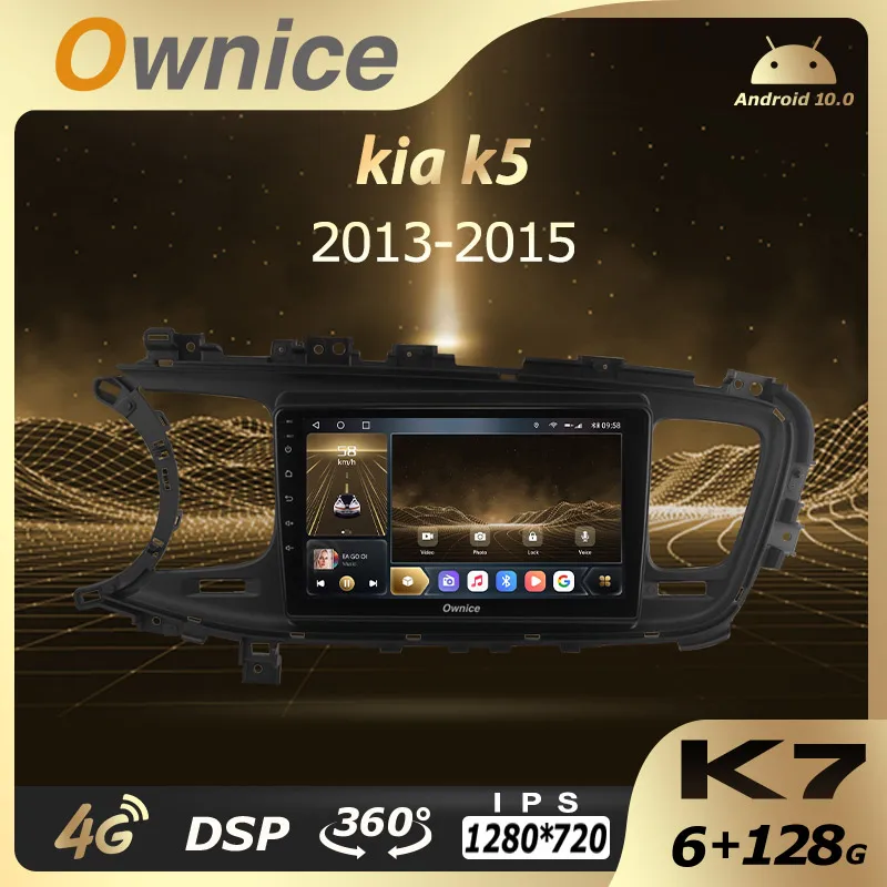 

Автомагнитола Ownice K7 на Android 10,0 для kia k5 2013-2015, 6 ГБ + 128 ГБ