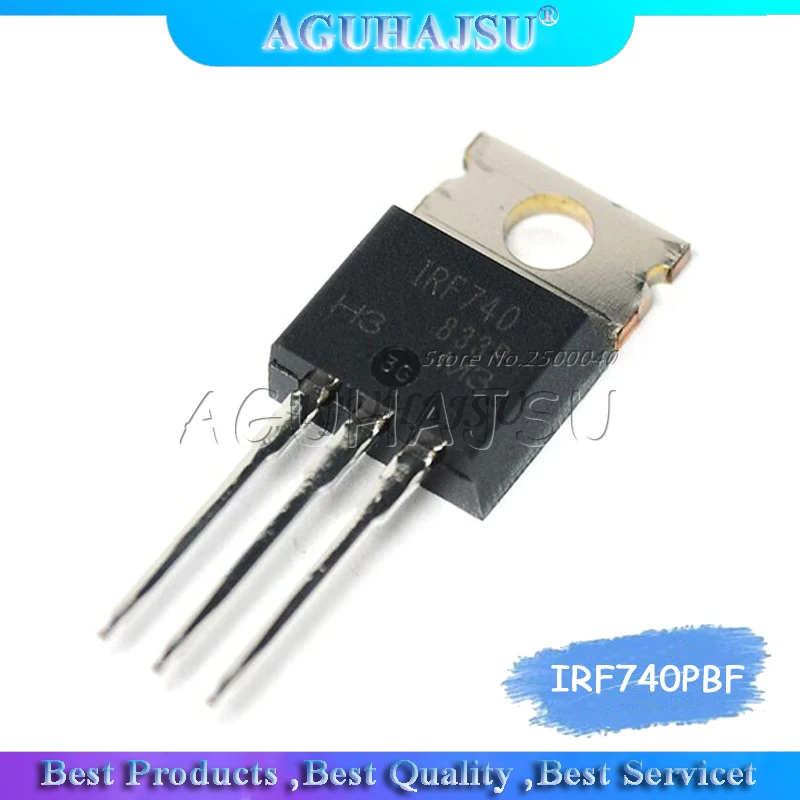 Новый оригинальный IRF740PBF IRF740 TO-220 IRF740P TO220 10 шт. |