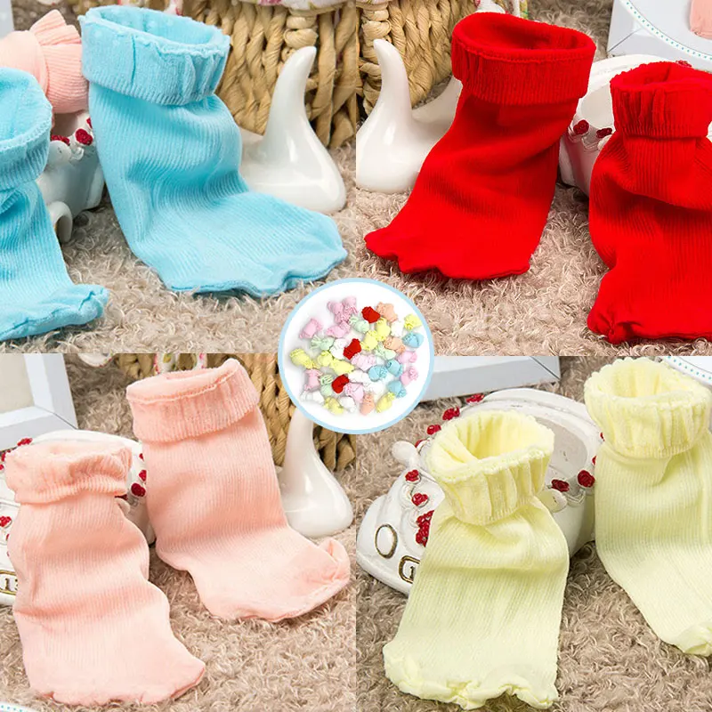 

10 Pairs/lot Baby Disposable socks Summer Candy colors Polyester cotton sock Cute Thin Breathable for 0 to 9 Yrs Girls Boys Kids