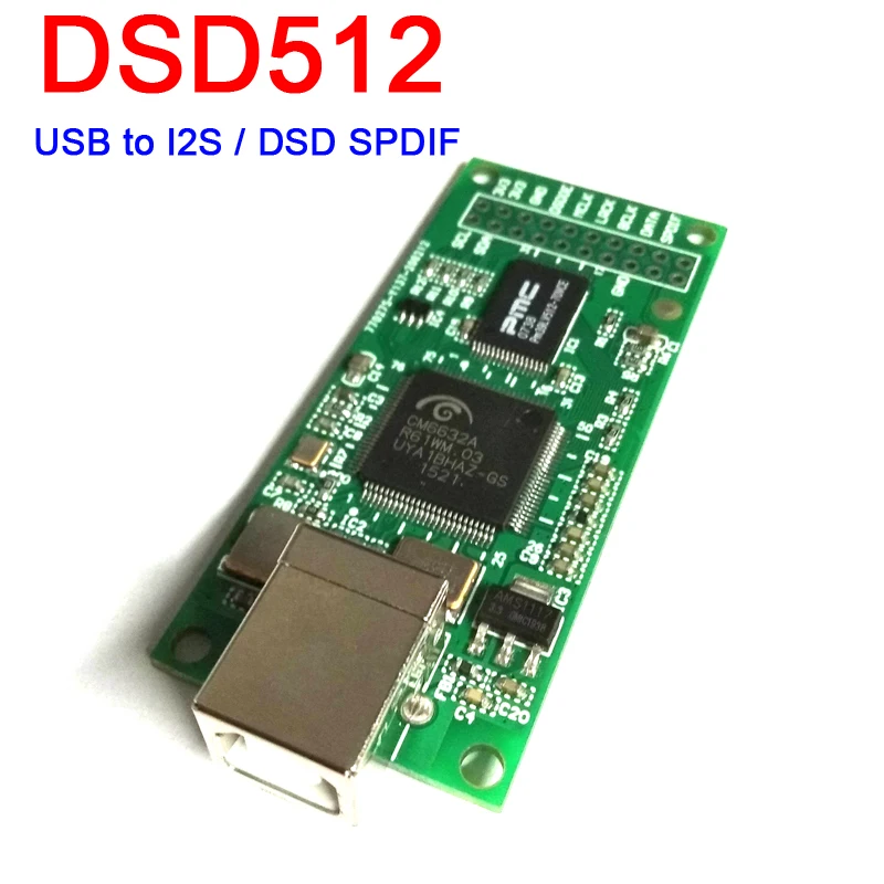 USB к I2S / DSD SPDIF цифровой интерфейс DSD512 поддерживает Италию Amanero 32 бит/384 кГц