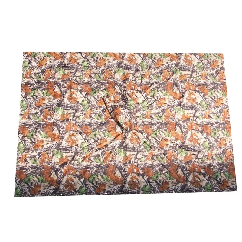 Уличный Камуфляжный плащ для кемпинга пончо рюкзак дождевик водонепроницаемый