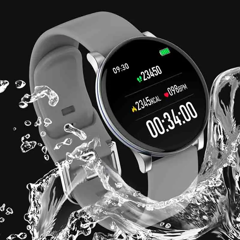 Умные часы для женщин и мужчин водонепроницаемые IP68 монитор сердечного ритма